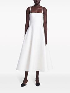 Altuzarra Connie A-line panelled dress - Wit