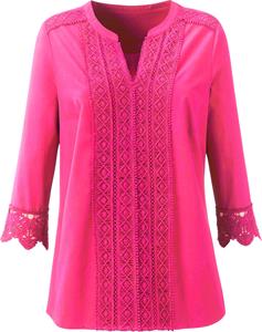 Your Look... for less! Dames Comfortabele blouse pink Größe