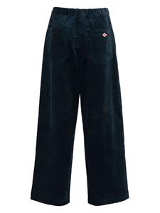 Danton belted corduroy trousers - Blauw