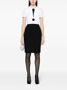Moschino Midi-jurk met print - Wit