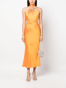 David Koma Asymmetrische jurk - Oranje
