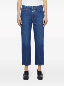 Closed straight-leg cropped jeans - Blauw