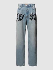 REVIEW Baggy fit jeans met siersteentjes