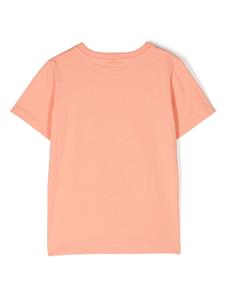 Stella McCartney Kids logo-print cotton T-shirt - Roze