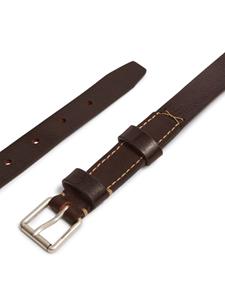 LEMAIRE Reversed 25 leather belt - Bruin