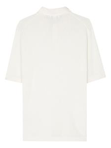 Lardini open-knit polo shirt - Beige