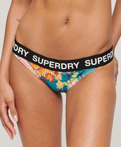 Superdry Vrouwen Classic Bikinibroekje met Logo Turkoois