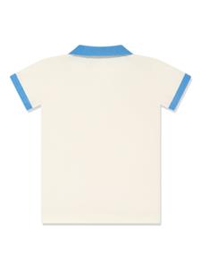 TRUSSARDI JUNIOR contrast-trim polo shirt - Wit