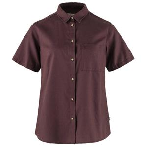 Fjällräven  Women's Övik Travel Shirt S/S - Blouse, bruin