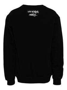 Maharishi Distorted Dragon organic cotton sweatshirt - BLACK