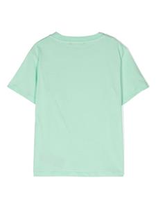 Balmain Kids logo-print cotton T-shirt - Groen