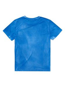 Nº21 Kids T-shirt met logoprint - Blauw