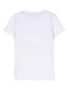John Richmond Junior T-shirt met geborduurd logo - Wit
