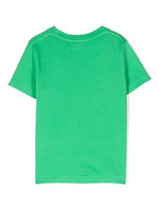 Zadig & Voltaire Kids Katoenen T-shirt met logoprint - Groen