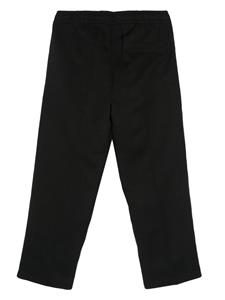 Costumein elasticated-waist tapered trousers - Zwart