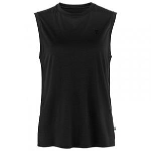 Fjällräven  Women's Abisko Wool Tank Top - Merinoshirt, zwart