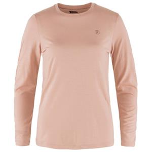 Fjällräven  Women's Abisko Wool L/S - Merinolongsleeve, roze