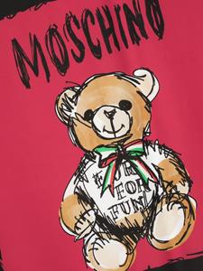 Moschino Teddy Bear-print scarf - Rood