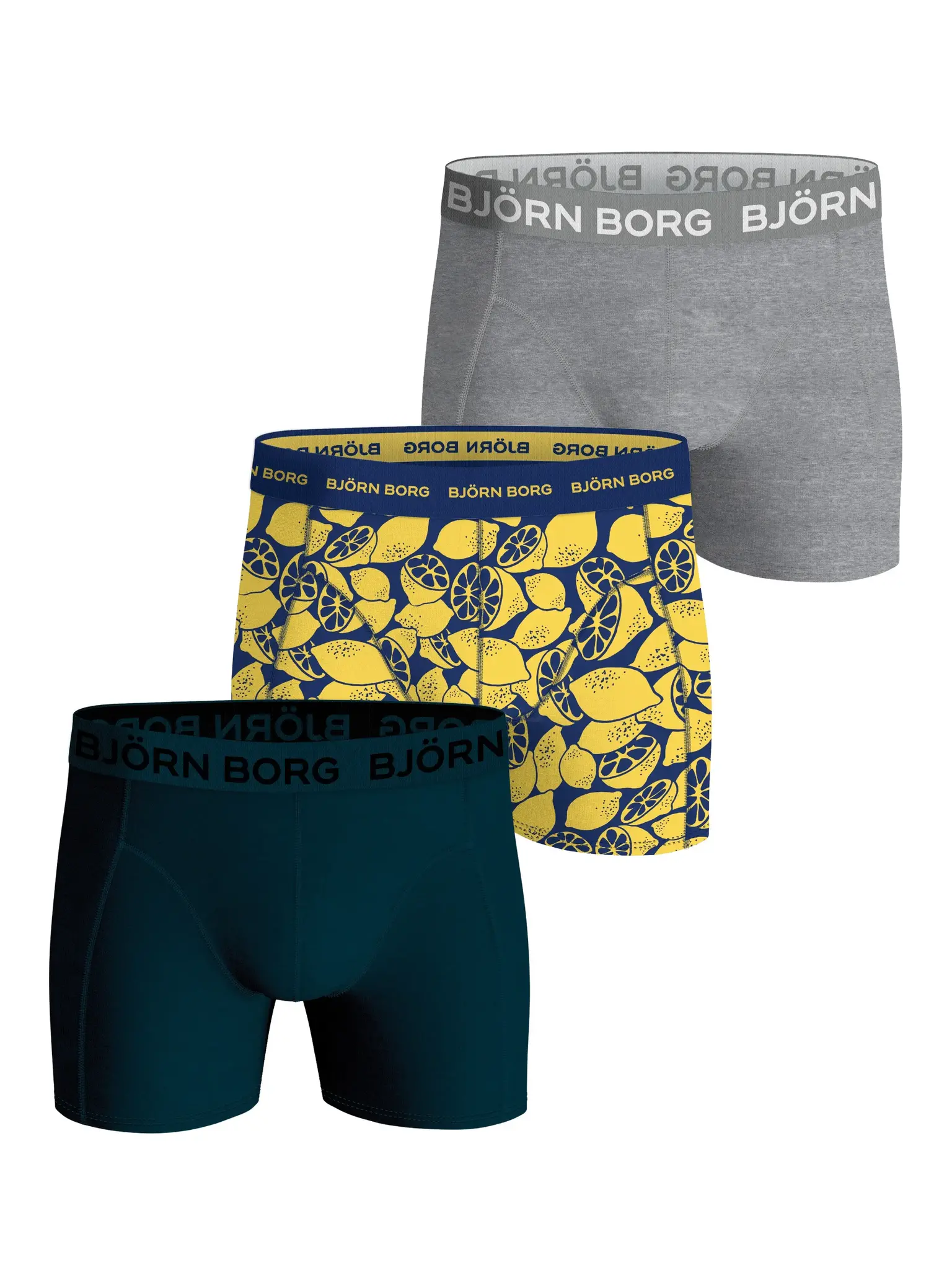 Bjorn Borg 3-Pack jongens boxershort - Lemons