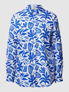 Christian Berg Woman Linnen blouse met all-over bloemenprint