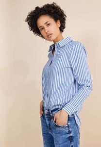 STREET ONE Blusenshirt QR Striped business blouse