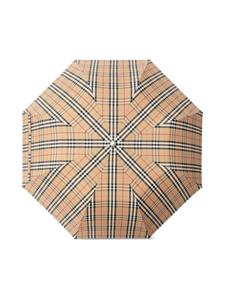 Burberry Vintage Check-print folding umbrella - Beige