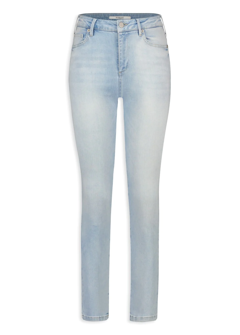 Homage to Denim Lichtblauwe stretchy straight jeans sarah homage