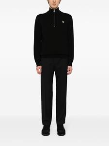 PS Paul Smith Sweater met geborduurd logo - Zwart