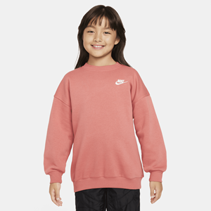 Nike Sportswear Club Fleece oversized sweatshirt voor meisjes - Rood