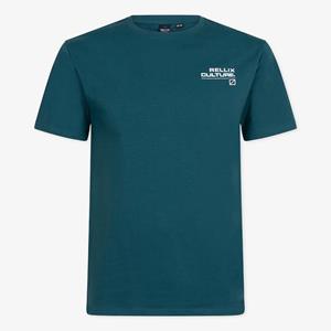 Rellix Jongens t-shirt culture backprint - Petrol groen