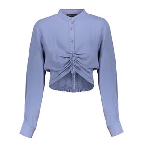 Frankie & Liberty Meisjes blouse - Manouk - Dusty blauw