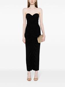 Costarellos Aveline strapless midi-jurk - Zwart