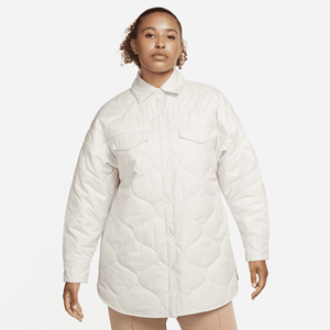 Nike Sportswear Essential doorgestikte trenchcoat voor dames - Bruin