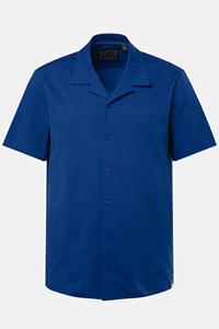 STHUGE Kurzarmhemd STHUGE Jersey-Hemd Halbarm Cuba Kragen bis 8 XL