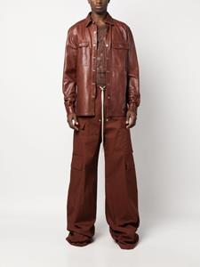 Rick Owens Broek met wijde pijpen - Bruin