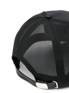 Alexander McQueen Honkbalpet met geborduurd logo - Zwart