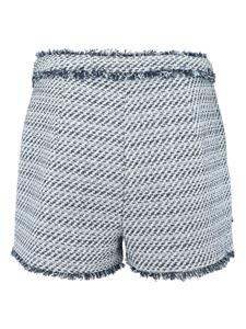 Cinq A Sept Noemie Bouclé tailored Allen shorts - Blauw