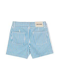 Bobo Choses Gestreepte shorts - Blauw