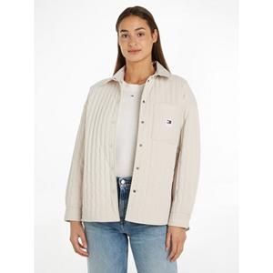 TOMMY JEANS Top TJW QUILTED OVERSHIRT met logopatch