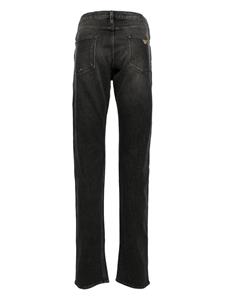 Emporio Armani mid-rise straight-leg jeans - Grijs