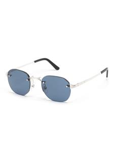 Cartier Eyewear round-frame rimless sunglasses - Zilver