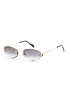 Cartier Eyewear oval-frame sunglasses - Goud