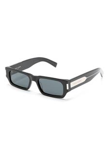 Saint Laurent Eyewear Naked Wire zonnebril met rechthoekig montuur - Zwart