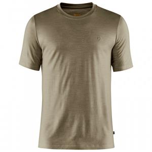 Fjällräven  Abisko Wool S/S - T-shirt, beige