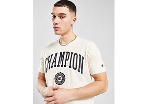 Champion Arch Logo T-Shirt - Brown- Heren