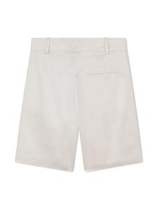 Karl Lagerfeld Kids Bermuda shorts met verborgen sluiting - Beige