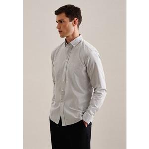 seidensticker Oxford Casual Hemd in Regular mit Button-Down-Kragen Karo