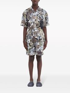 Marni Shorts met bloemenprint - Beige