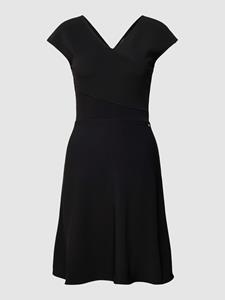 Armani Exchange Knielange jurk in riblook