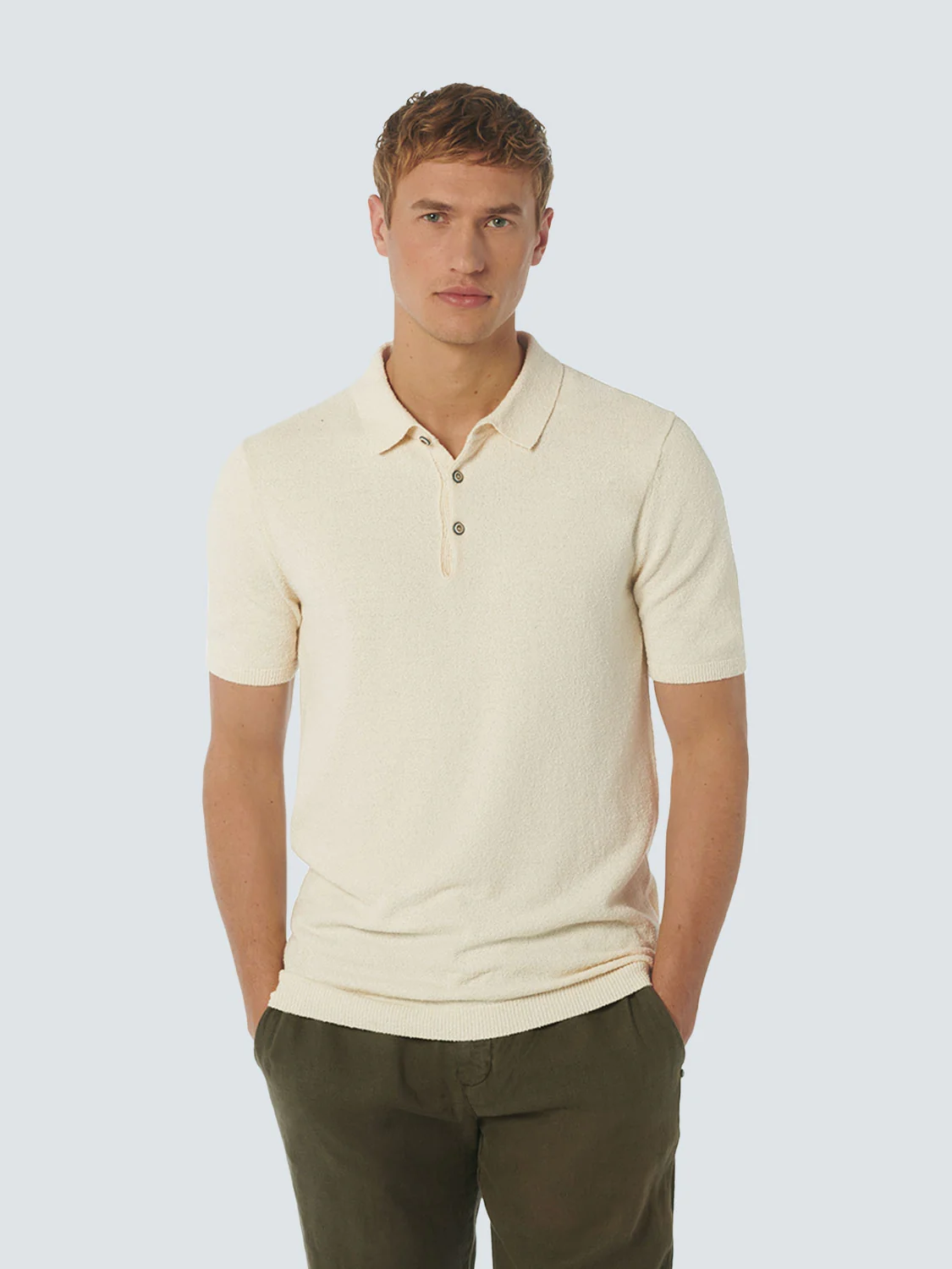 NO EXCESS T-Shirt Pullover Short Sleeve Polo Solid Re